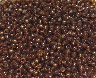 7x4mm Transparent Dark Amber Mini Pony Beads beads,beading,mini.small,pony beads,USA,American, made