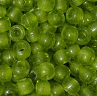 9mm Olive Green India Glass Crow Beads 100pc