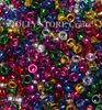 9x6mm Assorted Metallic Plated Pony Beads 370pc