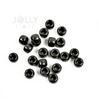 9x6mm Black Pearl Pony Beads 500pc