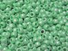 9x6mm Bright Green Pearl Pony Beads 500pc