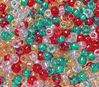 9x6mm Christmas Sparkle Mix Pony Beads 500pc