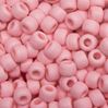 9x6mm Matte Pink Pony Beads 500pc