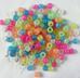 9x6mm Multi Colors Glow Pony Beads 500pc - PB9285