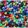 9x6mm Multi Colors Pearl Pony Beads 500pc