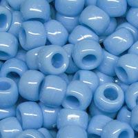 Opaque Baby Blue Pony Beads