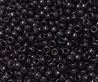 9x6mm Opaque Black Pony Beads 500pc
