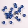 9x6mm Opaque Blue Haze Pony Beads 500pc