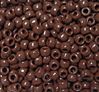 9x6mm Opaque Brown Pony Beads 500pc