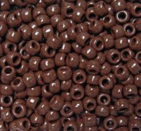 9x6mm Opaque Brown Pony Beads 500pc brown, kids, beads, crafts, pony beads