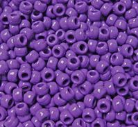 9x6mm Opaque Grape Pony Beads 500pc purple, pony beads, plastic, beads, 9x6mm