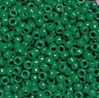 9x6mm Opaque Green Pony Beads 500pc