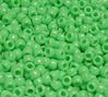 9x6mm Opaque Lime Pony Beads 500pc