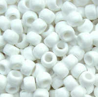 White Pony Beads