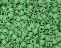 Antiqued Lime Skull Beads skulls,beads,crafts,head