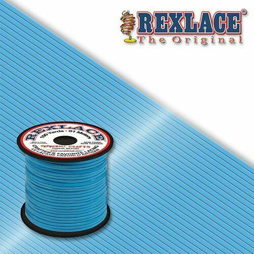 Baby Blue Rexlace Plastic Lacing 100yds