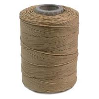 Beige waxed poly cord 116yd poly,cord