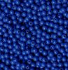 Blue Dark 6mm Round Plastic Beads