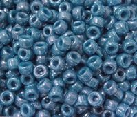 Blue Luster Czech Glass 9mm Pony Beads 100pc czech,Czechoslovakian,glass,crow,beads,9mm,pony