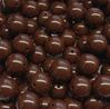 Brown 19mm Round Acrylic Beads 20pc