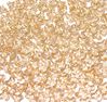 Crystal Gold Glitter Tri Beads 500pc