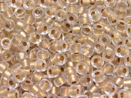 Gold-colour 9mm Pony Beads