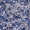 Crystal Transparent 25mm Starflake Sunburst Craft Beads 69pc