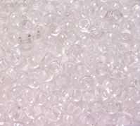 Crystal Transparent Czech Glass 6mm Mini Pony Beads 100pc czech,Czechoslovakian,glass,crow,mini,beads,6mm,small,pony