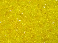 Dark Yellow Transparent 18mm Starflake Sunburst Craft Beads