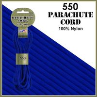 Electric Blue 550 Paracord Mil-spec standard USA production and super quality.
