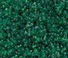 Emerald Silver Glitter Tri Beads 500pc