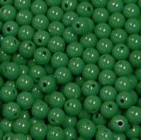 Green 6mm Round Plastic Beads beads,crafts,plastic,acrylic,round,colors,beading,stores
