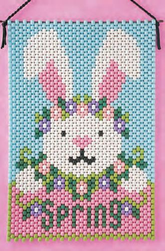 Happy Bunny Beaded Banner Kit
