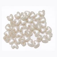 Pearl Bridal Heart Shaped Pony Beads crafts,hearts,beads