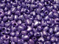 Pearl Dark Purple Heart Shaped Pony Beads crafts,hearts,beads