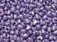 Pearl Light Purple Heart Shaped Pony Beads crafts,hearts,beads