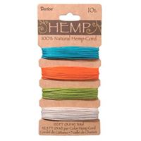 Hemp Cord Set - Bright Colors 10lb  170ft hemp,cord,twine,strings,crafts,beading