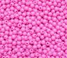 Hot Pink 6mm Round Plastic Beads