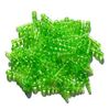 Light Green Stack Beads 50pc