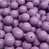 Lilac 19mm Round Acrylic Beads 20pc