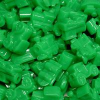 25pc Neon Green Grasshopper Transportation beads