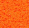 Neon Orange Tri Beads 500pc