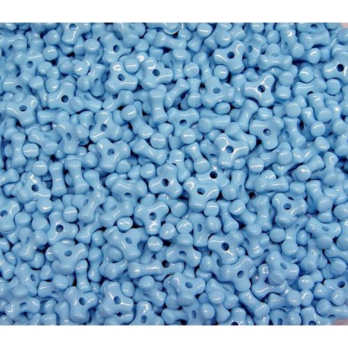 Opaque Baby Blue Tri Beads 500pc 