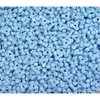 Opaque Baby Blue Tri Beads 500pc 