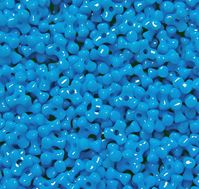 Opaque Turquoise Blue Tri Beads 500pc blue,turquoise,tri,beads,bead,craft