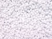 Opaque White Tri Beads 500pc white,tri,beads,bead,craft