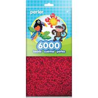 Red Perler Fusing Beads 6,000 piece package