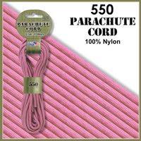 Pink 550 Parachute Cord. Made in America.