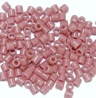 Pink Czech Glass Tile Beads 250pc.  