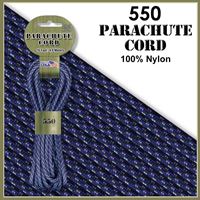 Purple Sapphire 550 Parachute Cord, 16ft